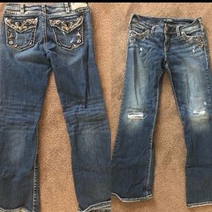 30 x 30 Suki Style Silver brand jeans